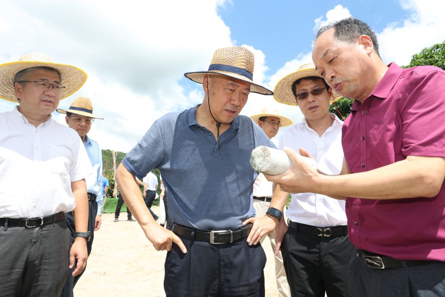 雷鸣山调研三峡集团海南区域工作