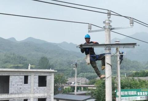 河北易县超九成村庄恢复供电