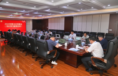 江西水电公司党委召开党纪学习教育总结会