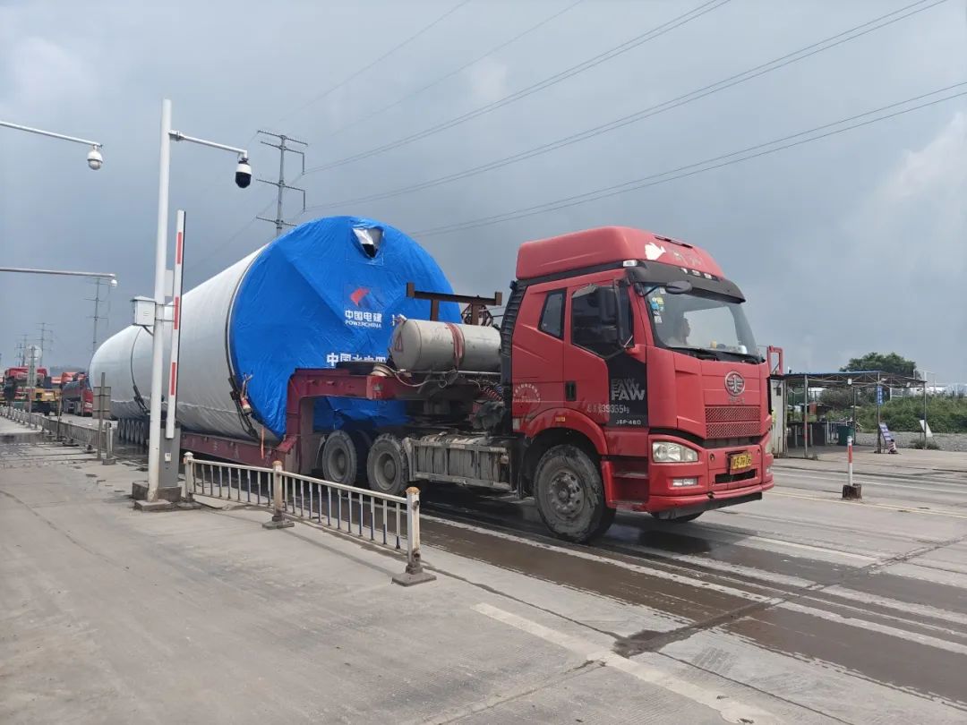 防城港基地滩营一期风电项目完成发货