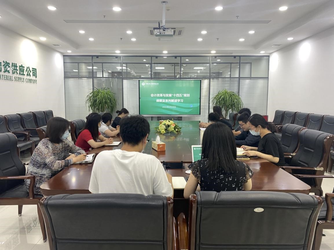 内蒙古电力物资供应公司开展《会计改革与发展“十四五”规划纲要》学习研讨