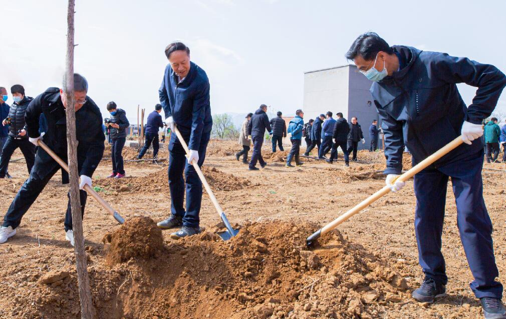 国资委机关开展春季义务植树活动