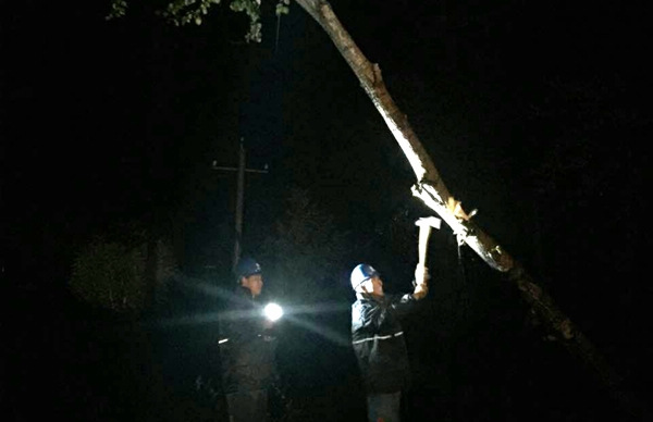 西宁公司快速反应 全力抢修因暴雨受损线路