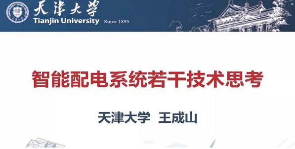 天津大学王成山：智能配电系统若干技术思考